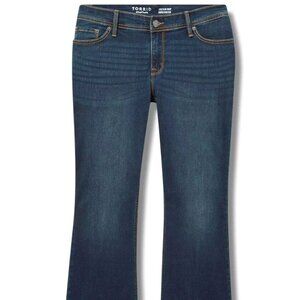 Torrid Luxe Slim Boot Cut Jeans Size 10 Medium Wash